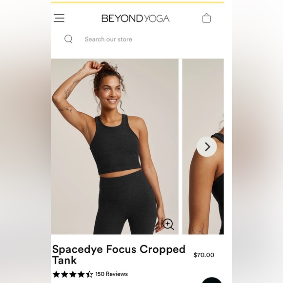 Beyond Yoga spacedye Focus cropped tank - Picture 4 of 9